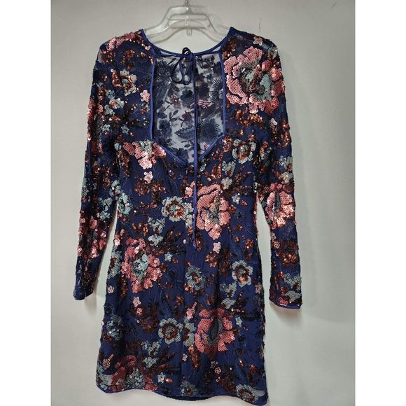 Anthropologie Sequin Mini Dress Size 2 - Picture 10 of 11